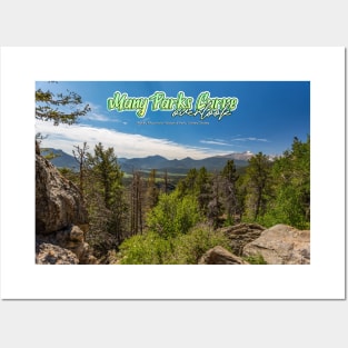 Many Parks Curve Overlook in Rocky Mountain National Park Posters and Art